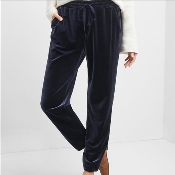Gap Drawstring Velour Joggers - Picture 1 of 7